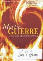Craig Horwood Martin Guerre Alain Boubill Play Drama Hand Signed Theatre Flyer