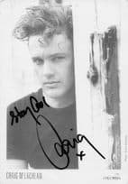 Craig McLachlan Neighbours Home & Away Dr Who Hand Signed Photo