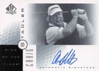 Craig Stadler Sign Of The Times Hand Signed 2001 SP Golf Autograph Card