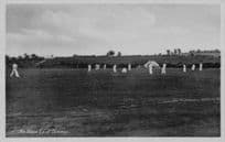 Cricket Match At No Mans Land St Albans Herts Old RPC Postcard