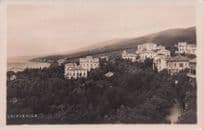Crikvenica Croatia Rare Aerial Real Photo Old Postcard