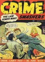 Crime Smashers Boxing Type Knuckle Duster Knockout Comic Postcard