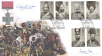 Crimean War Lord Raglan Earl Of Cardigan Benham Military MULTI Hand Signed FDC
