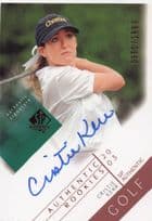 Cristie Kerr Authentic Rookies 2003 Golf SP Hand Signed Autograph Card