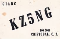 Cristobal Czech Republic QSL Soviet 1960s Amateur Radio Card