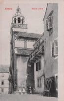 Croatia Korcula Stolna Ckrva Old Soviet EX 1910 Postcard