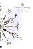 Cunard Ship Christmas Day Dinner 2019 Boat Launch Menu