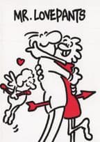 Cupids Arrow Through The Bum Romance Disaster Comic Postcard