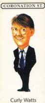 Curly Watts Coronation Street Unique Tiny Miniature Collectors Card