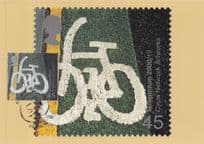 Cycle Network Street Road Painting Signs Royal Mail FDC Postcard