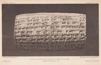Cylinder Of King Nabonidus Neo Babylonian Antique Postcard