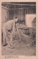 Cylindrage Du Lyn Het Flax Factory Industry Old Belgium Crafts Postcard