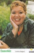 Cynthia Daggert Emmerdale Farm Hand Signed Cast Card Photo