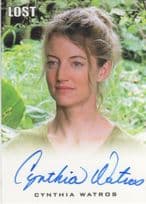 Cynthia Watros Lost TV Show ABC Hand Signed Autograph Card