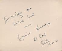 Cyril Cusack The Day Of The Jackal Hand Signed Autograph