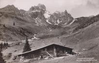 Dachsteingebiet Mountains Limestone Alps Vintage Real Photo Postcard