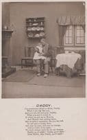 Daddy Dad Father Growing Old Ageing Elderly Love Songcard Prayer Postcard