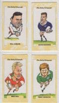 Daily Telegraph 1995 Rugby World Cup Will Carling 4x Cigarette Card s
