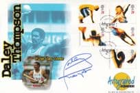 Daley Thompson Olympic Games Gold Medal Hand Signed FDC