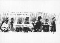 Dallas Courthouse 1965 Protest Electoral March Voting Sheriff Postcard