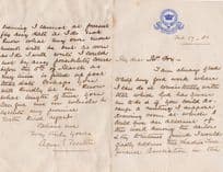 Dame Agnes Weston Sailors Rest Institute Founder Victorian Hand Written Signed Letter