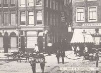 Damrak Bij De Oudebrugsteeg in 1896 Postcard