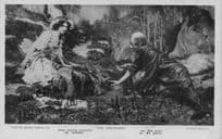 Dan Agar of Australia Marian Edwards The Arcadians DOUBLE Hand Signed Postcard