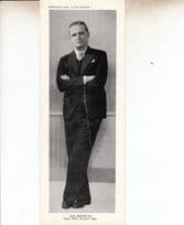 Dan Donovan Radio Review Antique 10" x 3" Old Photo Card