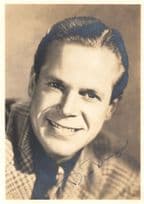 Dan Duryea Historic Actor Antique Hand Signed Photo