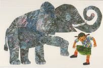 Dancing Elephant From Head To Toe Eric Carle Book Postcard