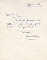 Daniel Thorndike William Fothergill in Crossroads Blackadded 1960s Signed Letter