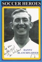 Danny Blanchflower Printed Signed Football Spurs Postcard