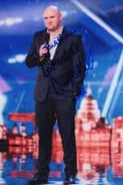 Danny Posthill Britains Got Talent Comedian Giant 12x8 Hand Signed Photo