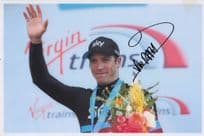 Danny Van Poppel Dutch Cyclist 2016 Tour De Yorkshire 12x8 Hand Signed Photo