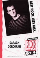 Daragh Corcoran Rock & Heavy Metal FM Radio DJ Advertising Card