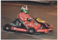 Dario Franchitti Indycar Race Champion Karting Rare Postcard
