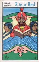 Dart Terms Three 3 In A Bed Arabian Nights Comic 1970s Postcard