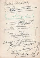 Das Trio Sorrento Berlin Music German Band Hand Signed Photo