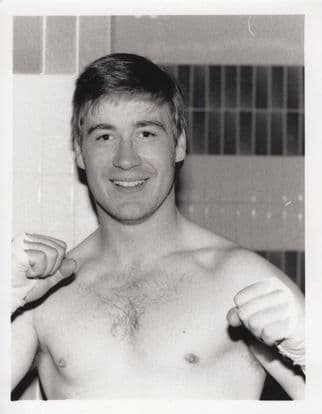 Dave Lawrence of Norwich Norfolk Boxer Rare Boxing Media Photo