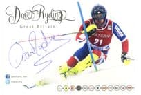 Dave Ryding English World Cup Award Skier Hand Signed Photo & MORE