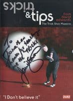 David Edwards PGA Golfer DVD Golfing Hand Signed Cover