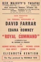 David Farrar Edana Romney Royal Command Brighton Old Theatre Flyer