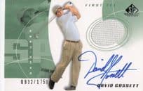 David Gossett Authentic Rookie 2002 Golf SP Hand Signed Autograph Card