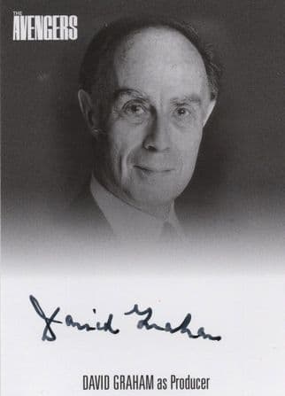 David Graham The Avengers Hand Signed Autograph Card Photo