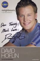 David Hoflin as Oliver Barnes Neighbours Hand Signed Cast Card Photo