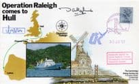 David Hopkins of Operation Raleigh Humberside Hull Hand Signed FDC