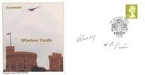 David Leney Harry Linfield Windsor Castle Concorde LTD TO 2 MULTI Hand Signed FDC