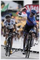 David Millar Scottish Cyclist 2015 Tour De France 12x8 Hand Signed Photo
