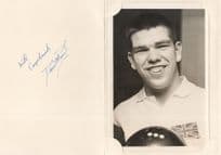 David Pond Tenpin Bowling Photo Hand Signed Autograph