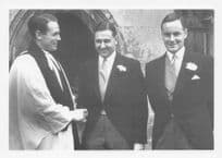 David Shepherd England Cricketer At Church Rare Photo Postcard